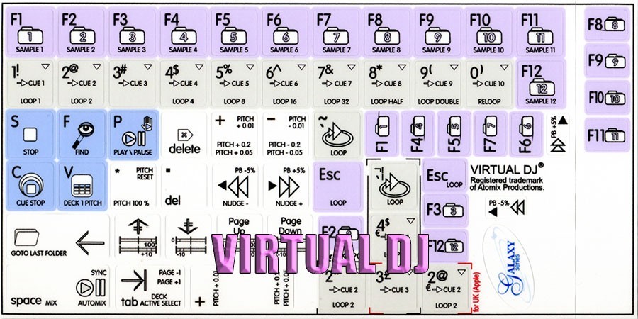 Virtual dj 8 keyboard shortcuts settings
